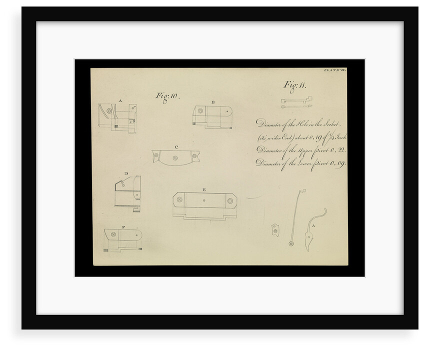 Figure 7 of 10 relating to Harrison's 4th marine timekeeper taken from 'The Principles of Mr Harrison's Timekeeper' (1767) by unknown