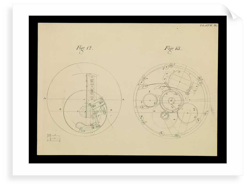Figure 8 of 10 relating to Harrison's 4th marine timekeeper taken from 'The Principles of Mr Harrison’s Timekeeper’ (1767) by unknown