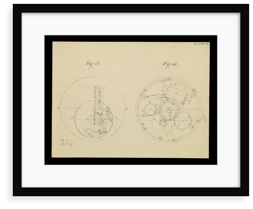 Figure 8 of 10 relating to Harrison's 4th marine timekeeper taken from 'The Principles of Mr Harrison’s Timekeeper’ (1767) by unknown