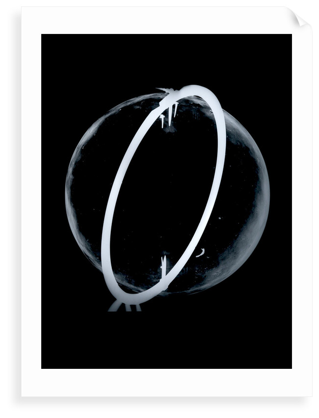 Globe x-ray by Johann Gabriel Doppelmayr