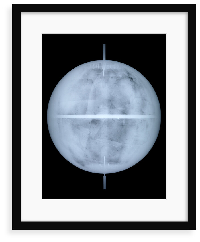 Globe x-ray by Georg Christoph Eimmart