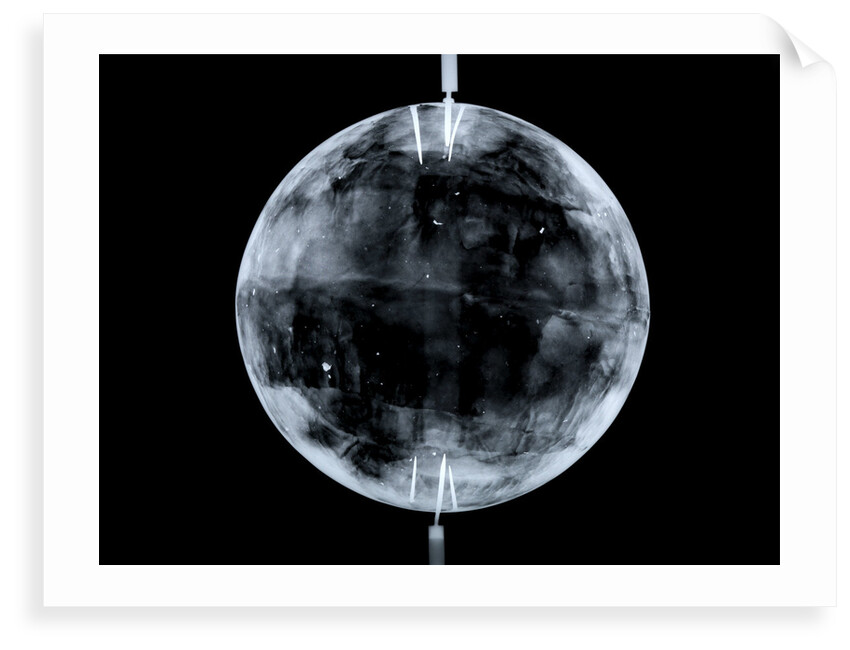 Globe x-ray by Johann Gabriel Doppelmayr