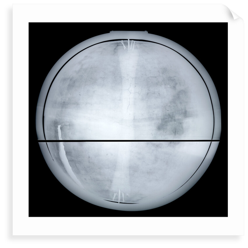 Globe x-ray by Jean Antoine Nollet