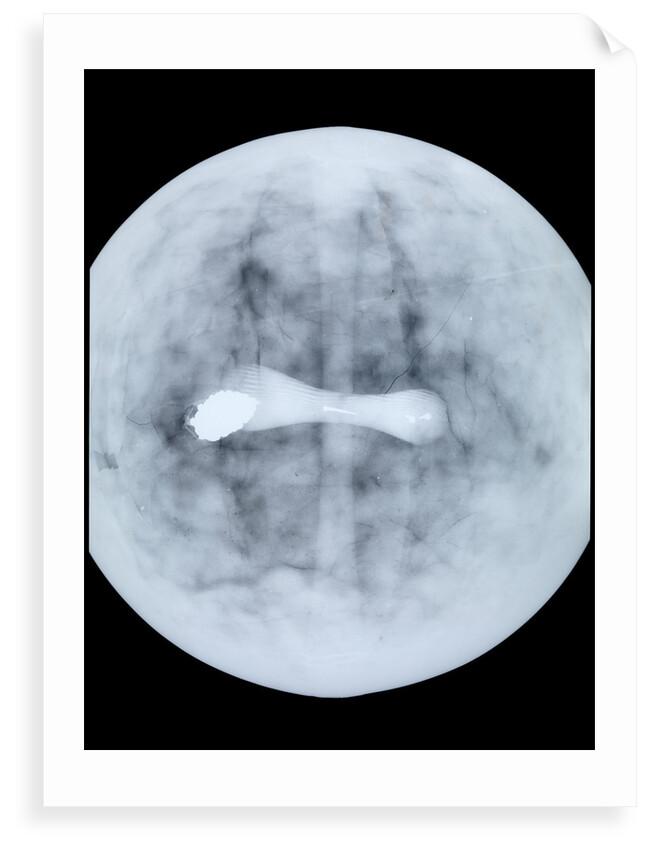 Globe x-ray by Jodocus Hondius