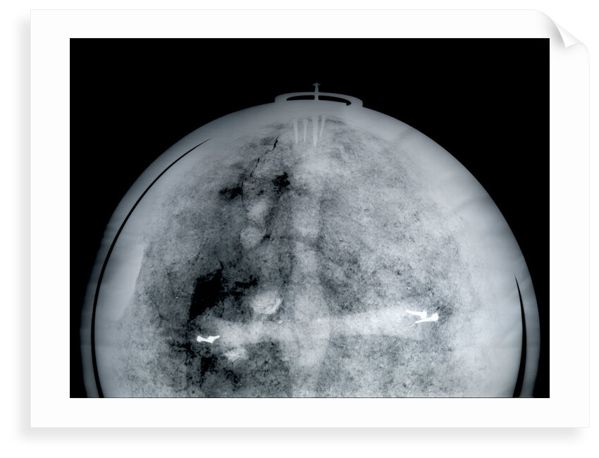 Globe x-ray by Jacob Aertsz Colom