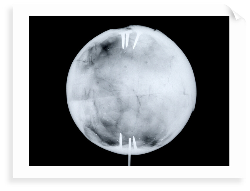 Globe x-ray by Herman Moll