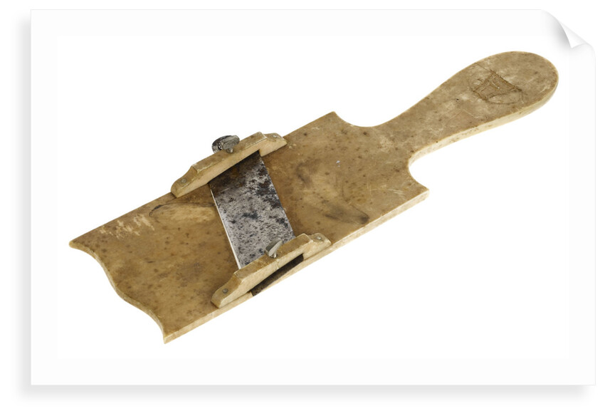 A vegetable slicer made from whalebone by unknown