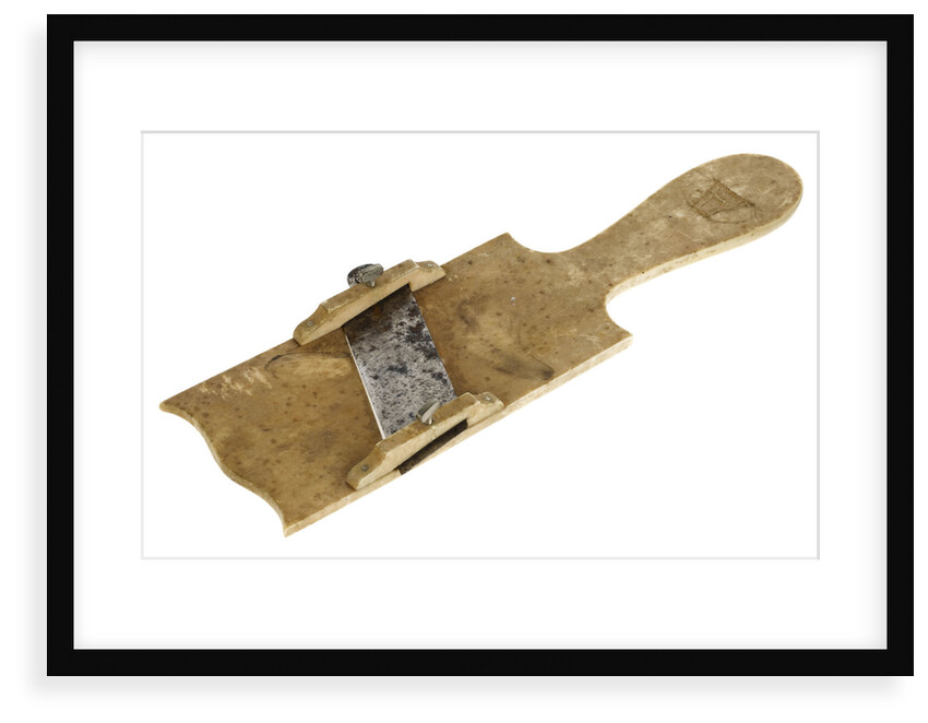 A vegetable slicer made from whalebone by unknown
