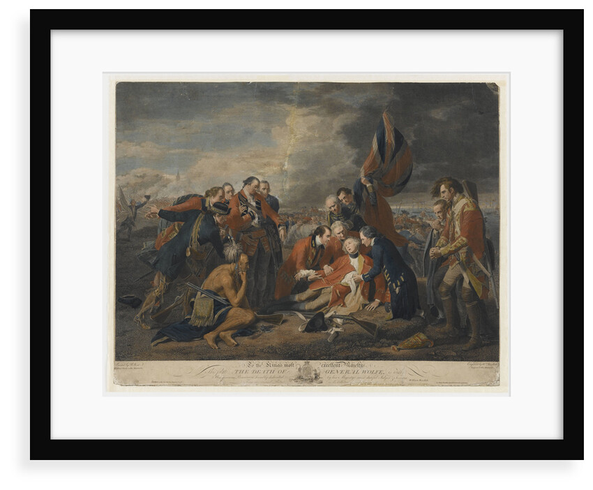 The death of General James Wolfe, 1759 by Benjamin West