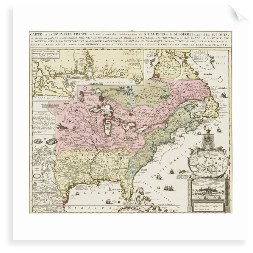 Chart of southern United States showing Mississippi river and Saint Louis by unknown
