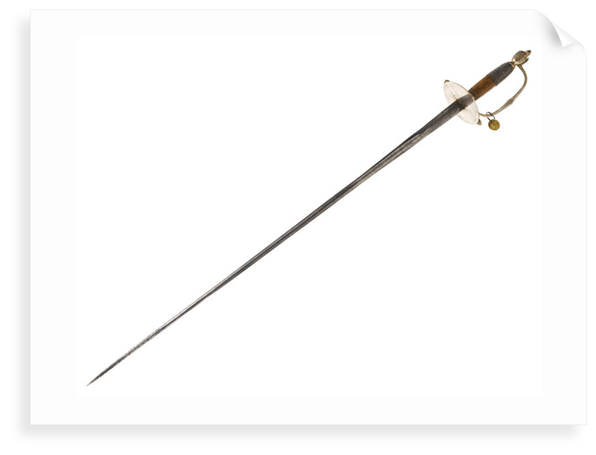 Small-sword, which belonged to Major-General William Souter, Royal Marines (active 1758-1794) by William Kersill