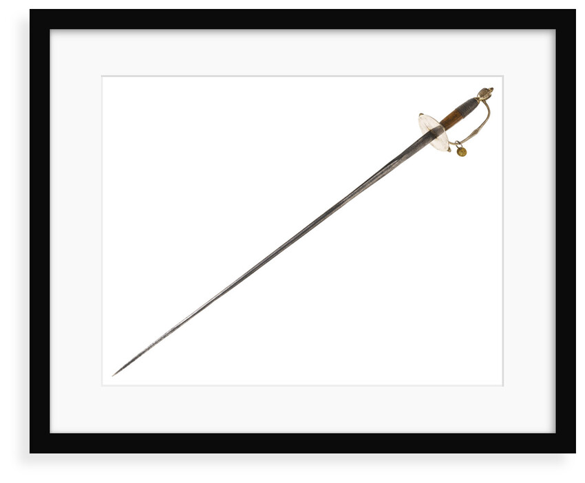 Small-sword, which belonged to Major-General William Souter, Royal Marines (active 1758-1794) by William Kersill
