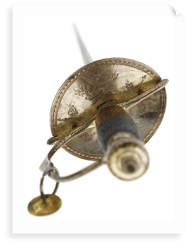 Small-sword, which belonged to Major-General William Souter, Royal Marines (active 1758-1794) by William Kersill