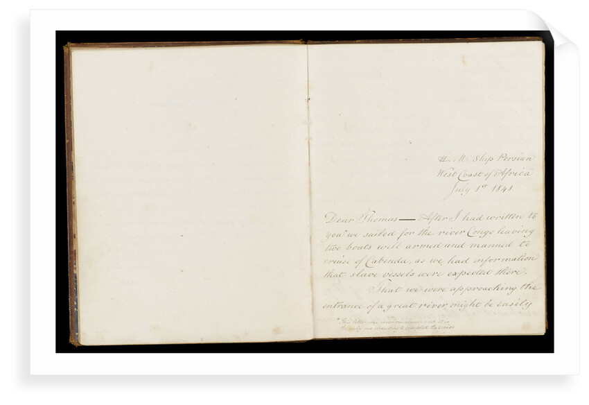 Journal of Dr McIlroy, RN, 1843 by unknown