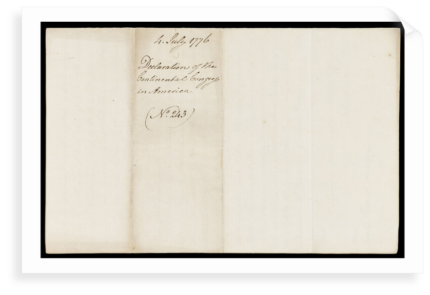 Letter from the Sandwich Papers by unknown
