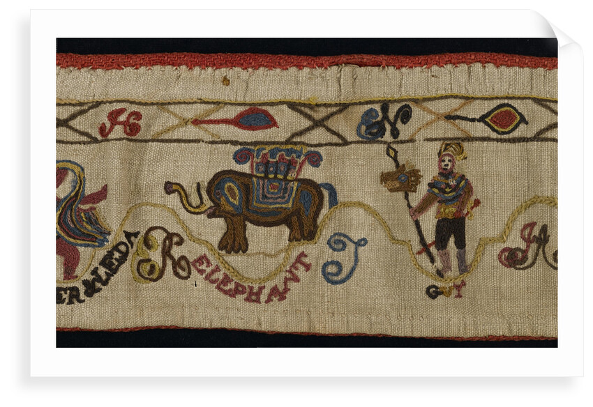 Detail of a valence by unknown