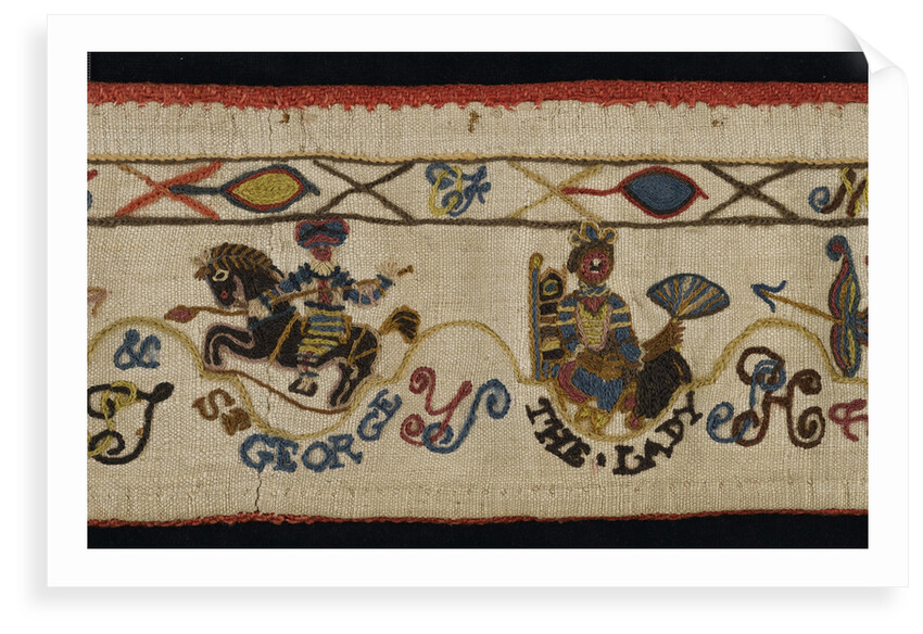 Detail of a valence by unknown