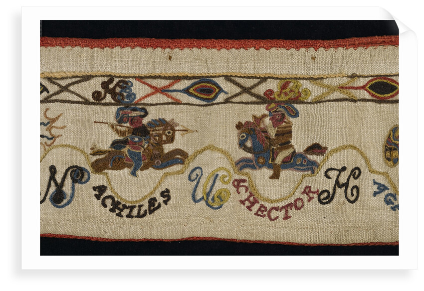 Detail of a valence by unknown