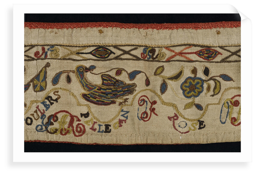 Detail of a valence by unknown
