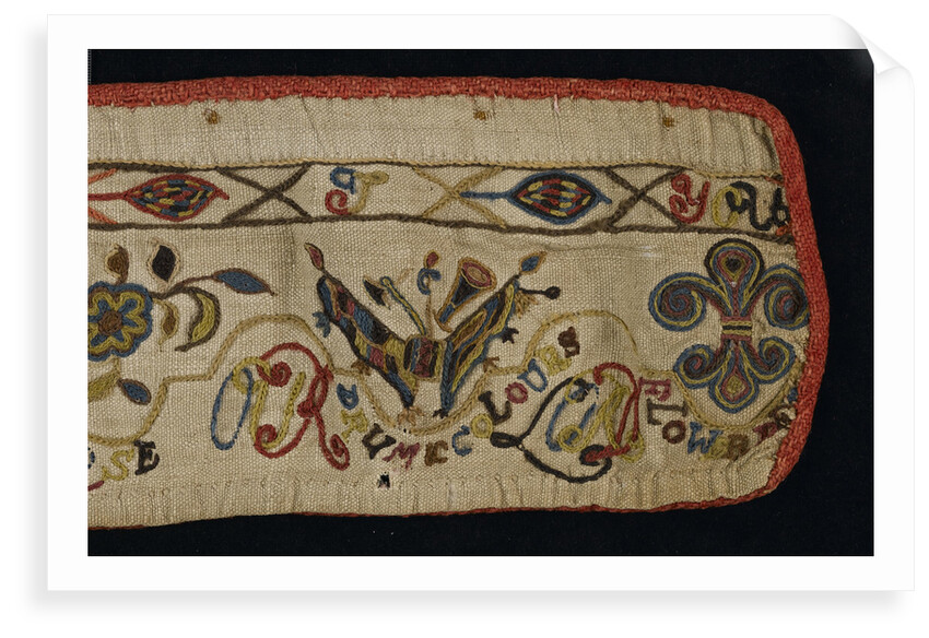 Detail of a valence by unknown