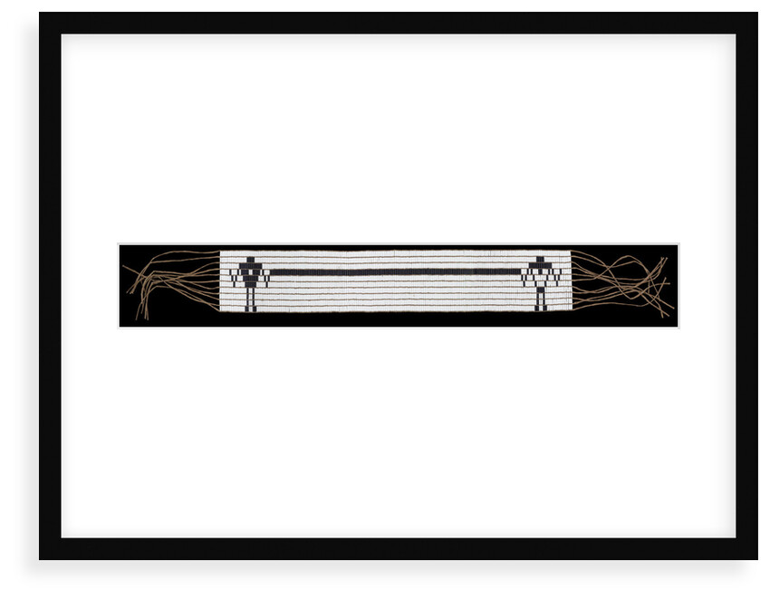 Wampum friendship belt by Ken Maracle