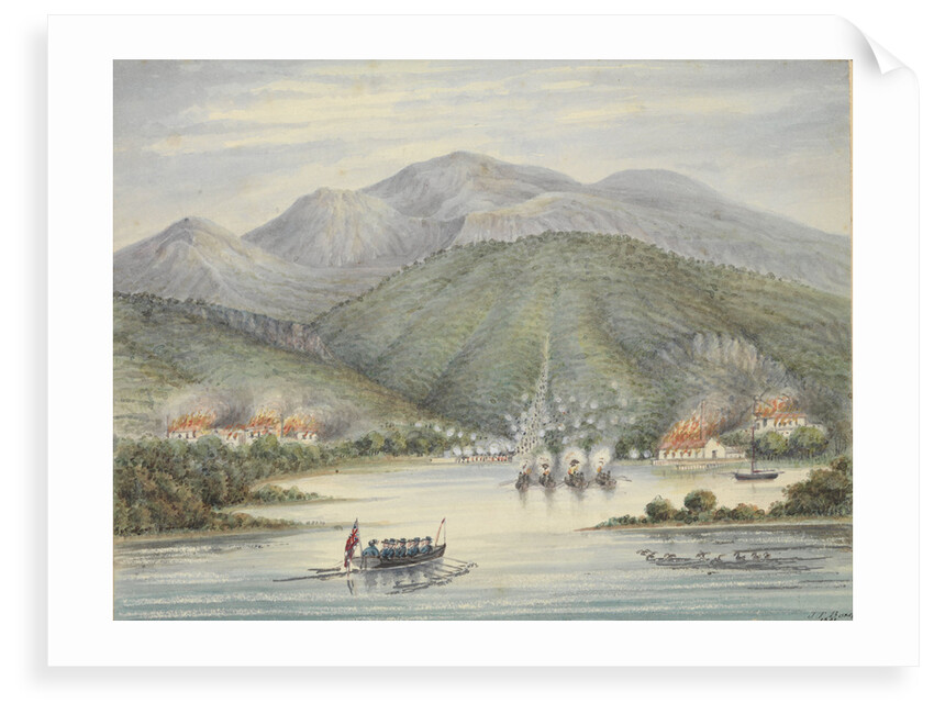 Destruction of the Boyne estates by the rebel slaves in 1831 by J. F. Boxer