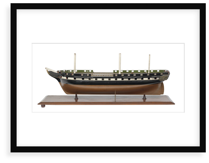 50-gun frigate HMS 'Vernon' (1832) by unknown