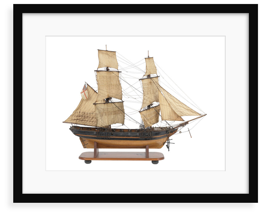 Brig fighting vessel, 14 guns by unknown
