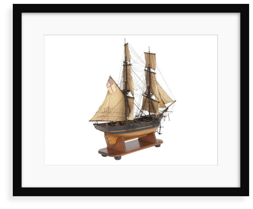 Brig fighting vessel, 14 guns by unknown