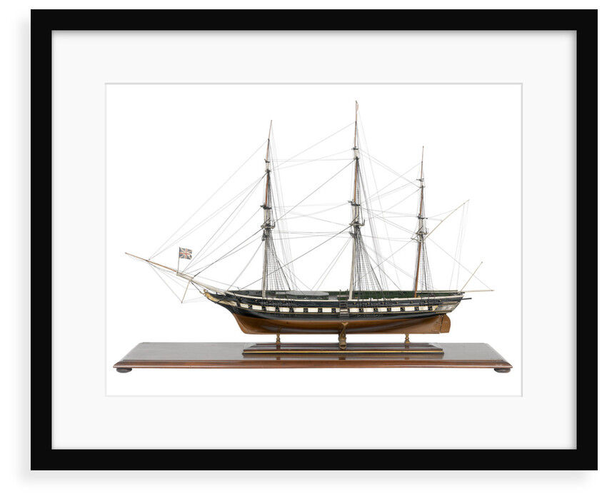 Miniature frigate 'Royal Adelaide' (1834) by unknown