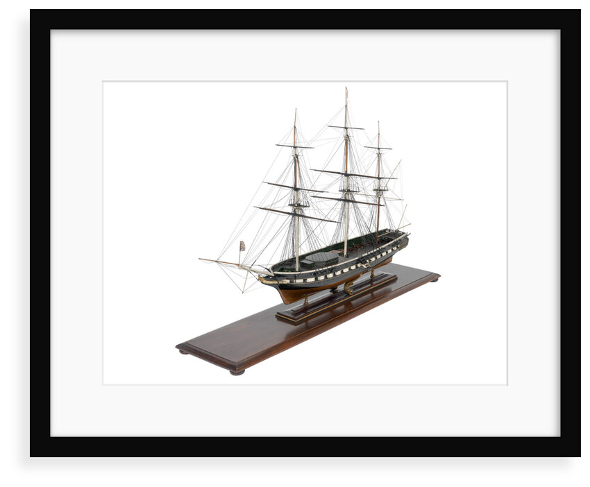 Miniature frigate 'Royal Adelaide' (1834) by unknown