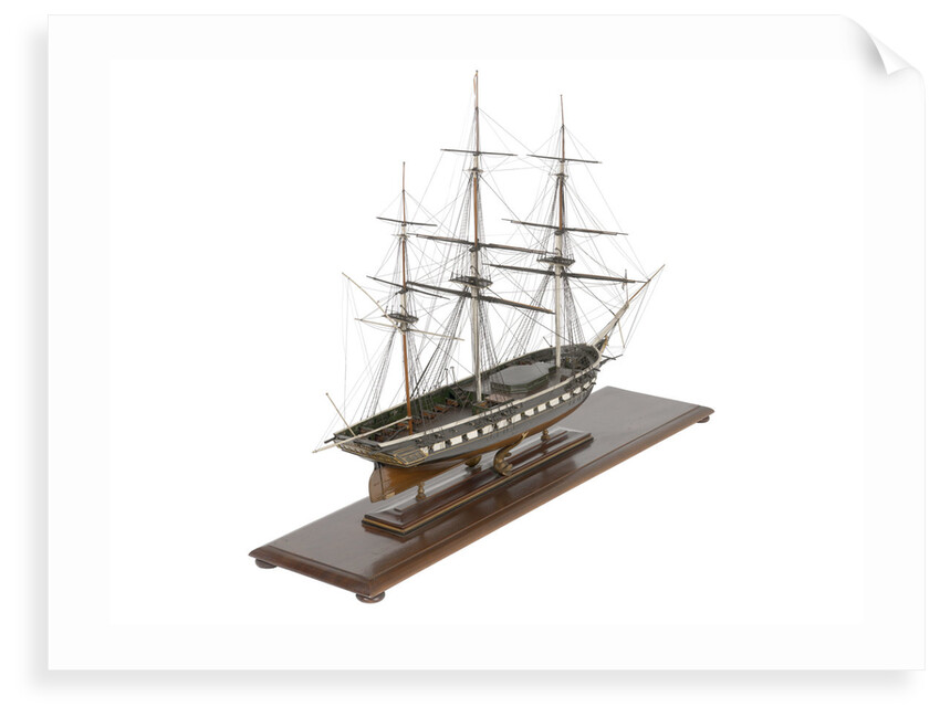 Miniature frigate 'Royal Adelaide' (1834) by unknown