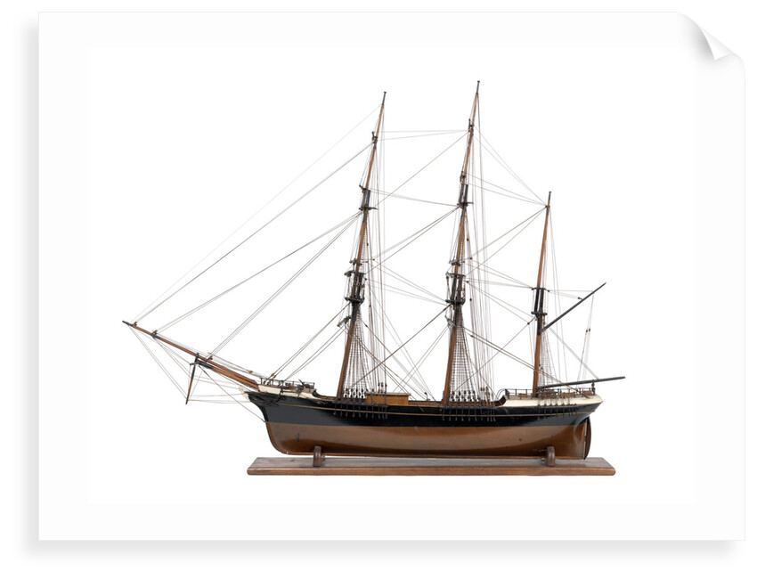 Sailing merchant barque (1880) by unknown