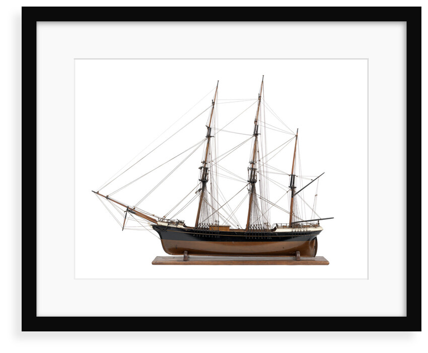 Sailing merchant barque (1880) by unknown