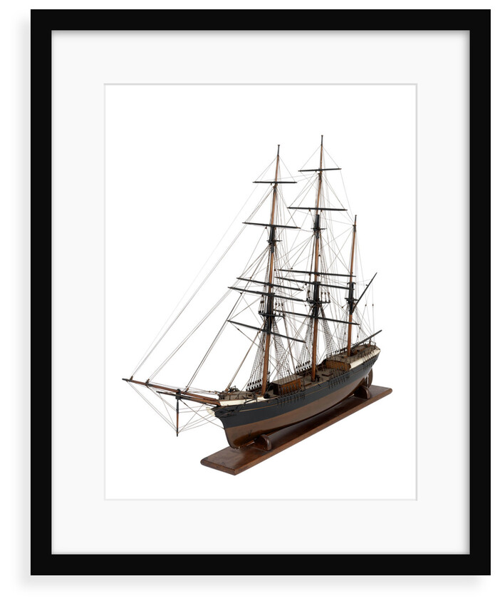 Sailing merchant barque (1880) by unknown