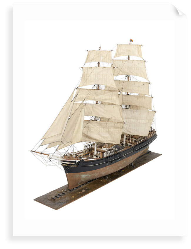 Sailing brig 'Marie Sophie' (1879) by Max T. Davey