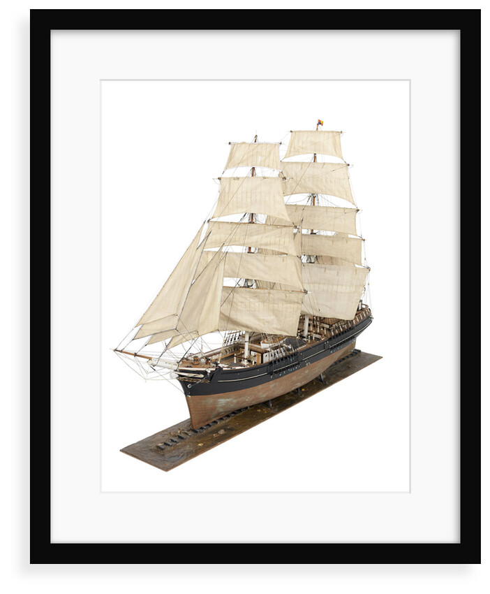 Sailing brig 'Marie Sophie' (1879) by Max T. Davey