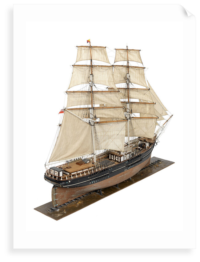 Sailing brig 'Marie Sophie' (1879) by Max T. Davey