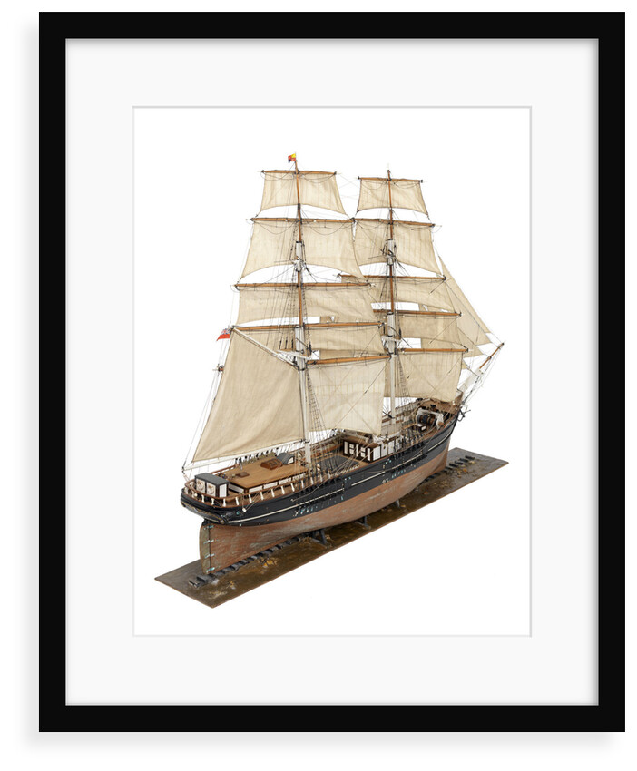 Sailing brig 'Marie Sophie' (1879) by Max T. Davey