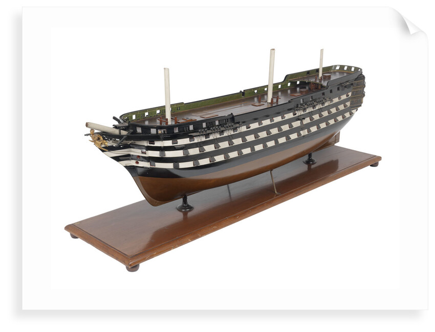 110-gun first rate HMS 'Queen' (1839) by unknown
