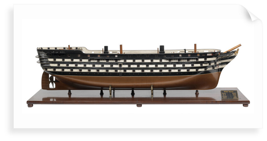 120-gun ship of the line HMS 'Howe' (1860) by unknown