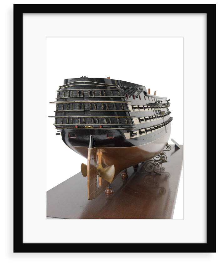 120-gun ship of the line HMS 'Howe' (1860) by unknown