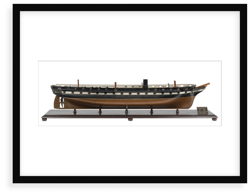 51-gun steam frigate HMS 'Immortalite' (1859) by unknown
