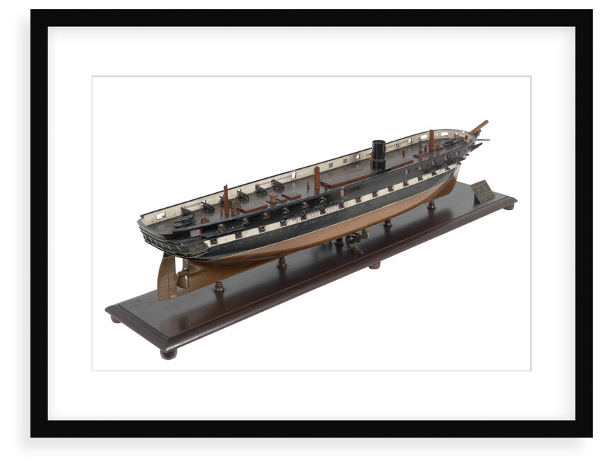 51-gun steam frigate HMS 'Immortalite' (1859) by unknown