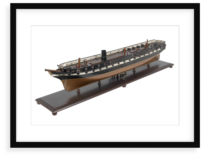 51-gun steam frigate HMS 'Immortalite' (1859) by unknown