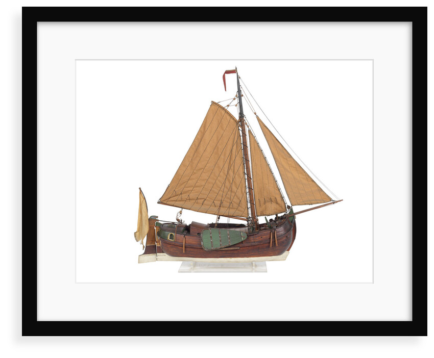 Model of a Dutch sailing cargo botter by unknown