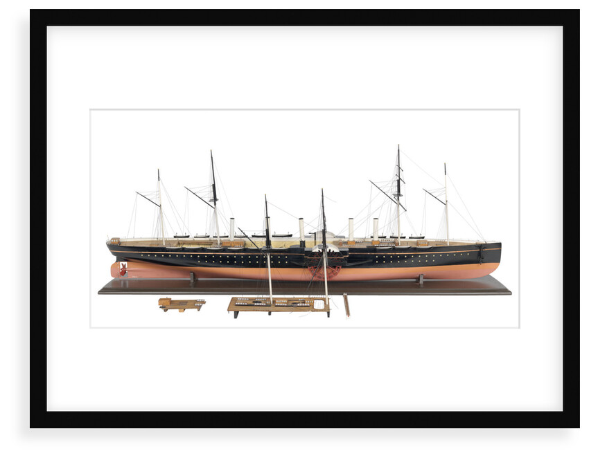 Painted model of 'Great Eastern' (1858) by unknown