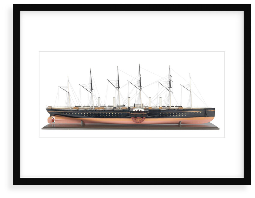 Painted model of 'Great Eastern' (1858) by unknown