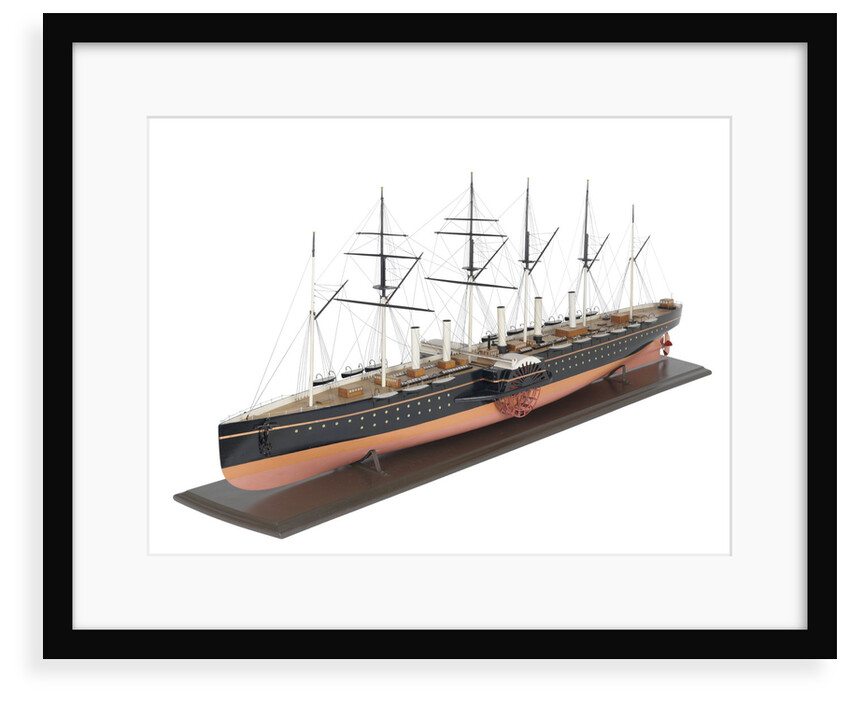 Painted model of 'Great Eastern' (1858) by unknown