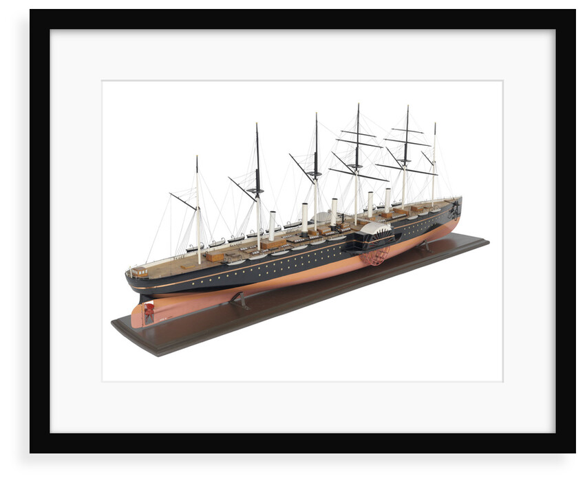 Painted model of 'Great Eastern' (1858) by unknown